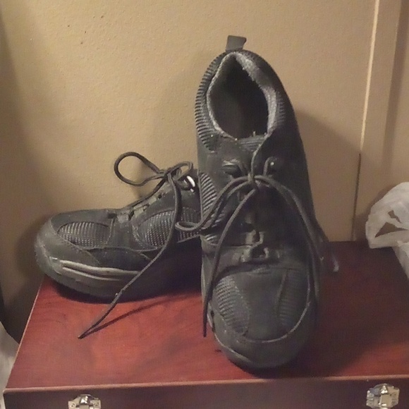 Brahma Cruize Steel Toe Work Shoes Size 10 Slip Resistant Black Low Top Lace Up - Picture 1 of 15